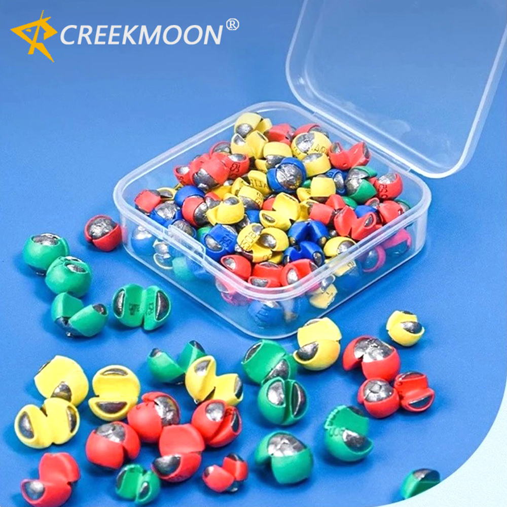 Monofilament Line - 50PCS Quick Opening Fishing Lead Sinker