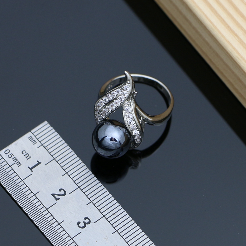 Black Pearls 925 Silver Jewelr - Freshwater Line review and price