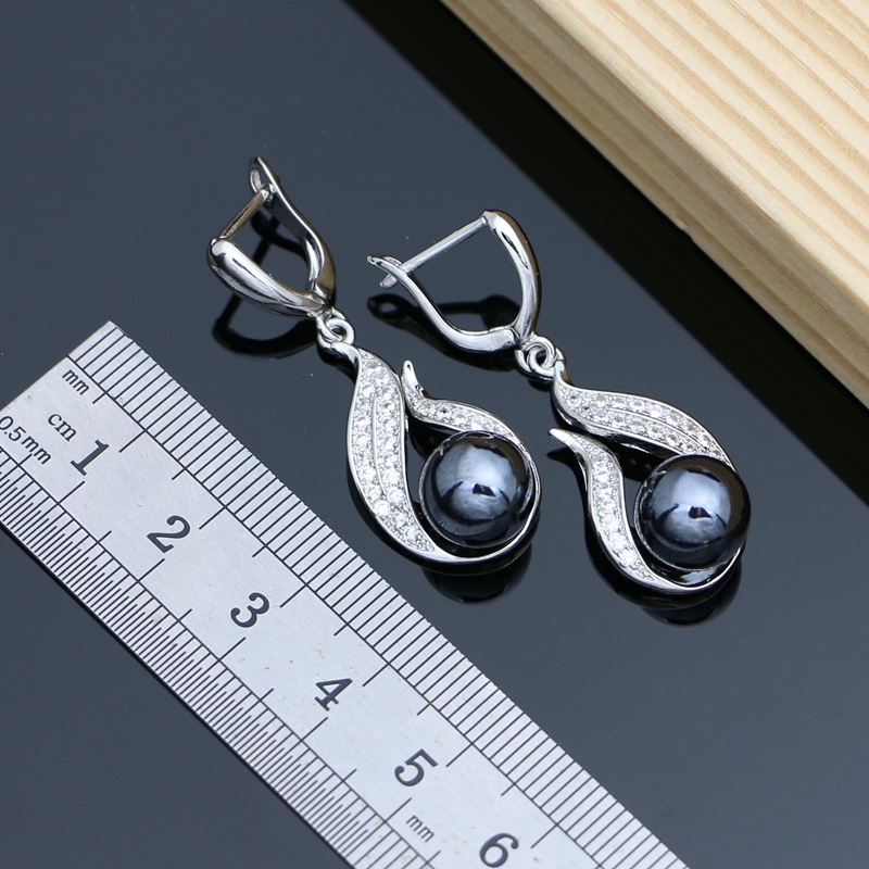 Black Pearls 925 Silver Jewelr - Freshwater Line review and price