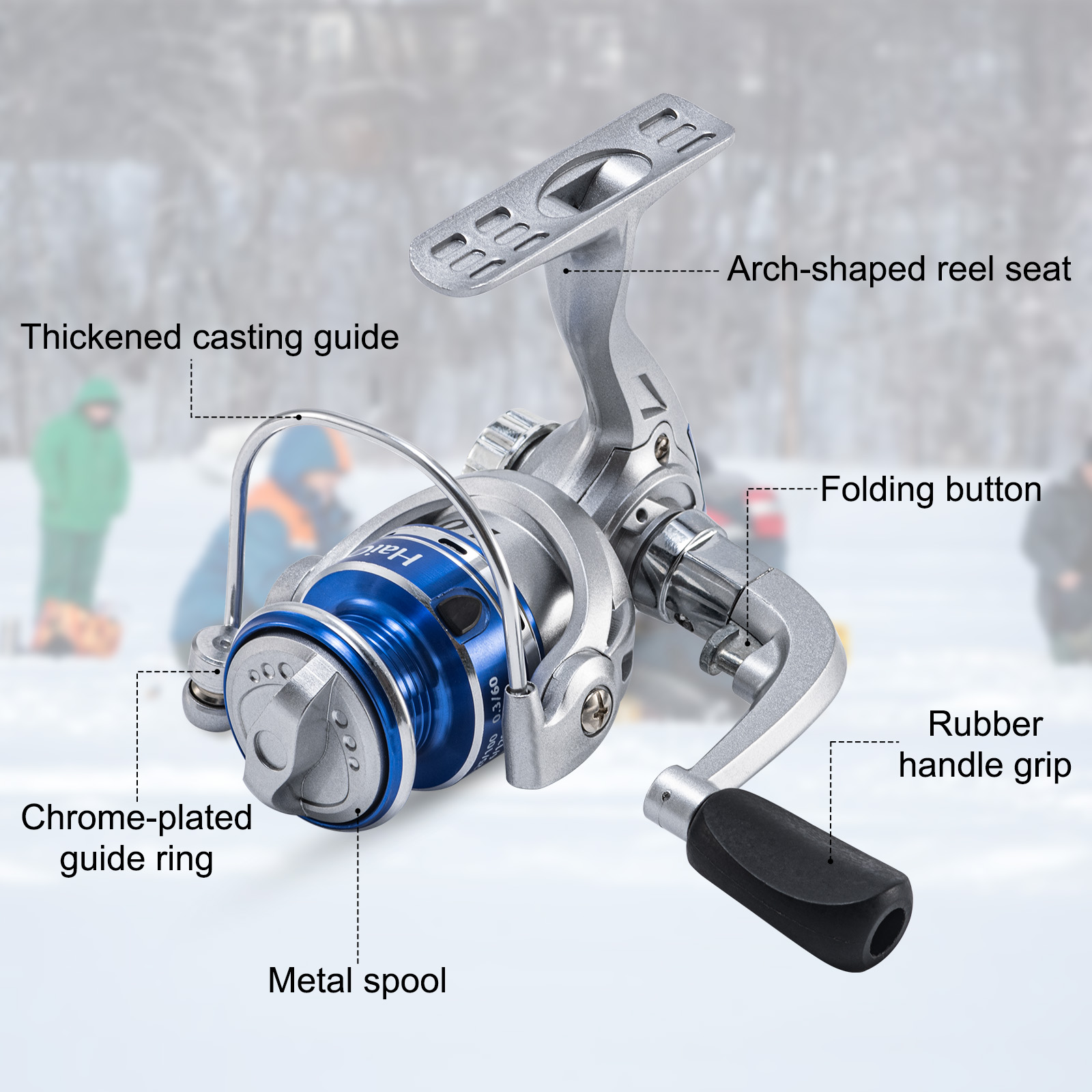 Goture New Ice Fishing Reels W - Ice Fishing Line review and price