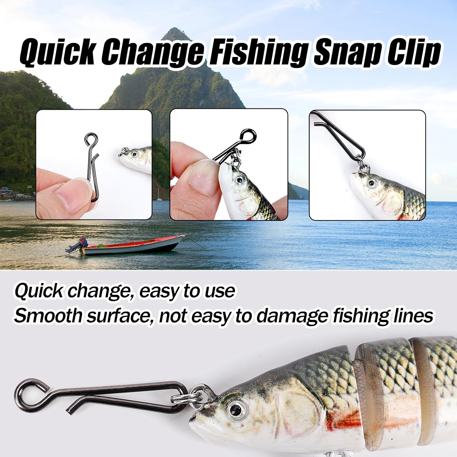 100Pcs Stainless Steel Fishing - Freshwater Line review and price