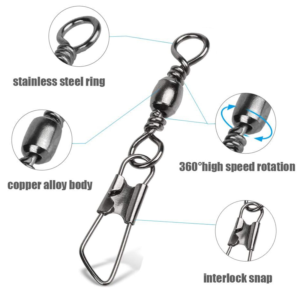 50Pcs Stainless Steel Snap Swi - Freshwater Line review and price
