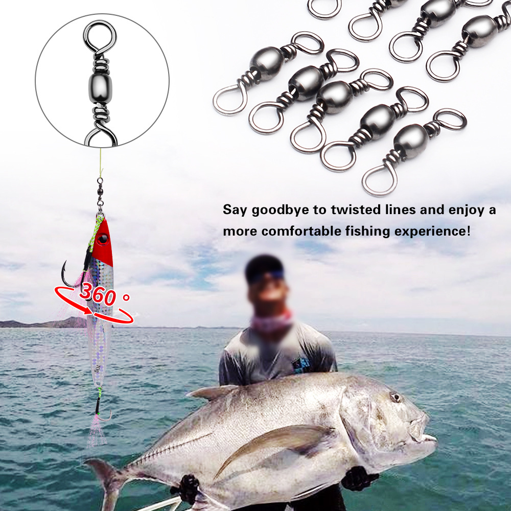 100Pcs Fishing Swivels Connect - Saltwater Line review and price
