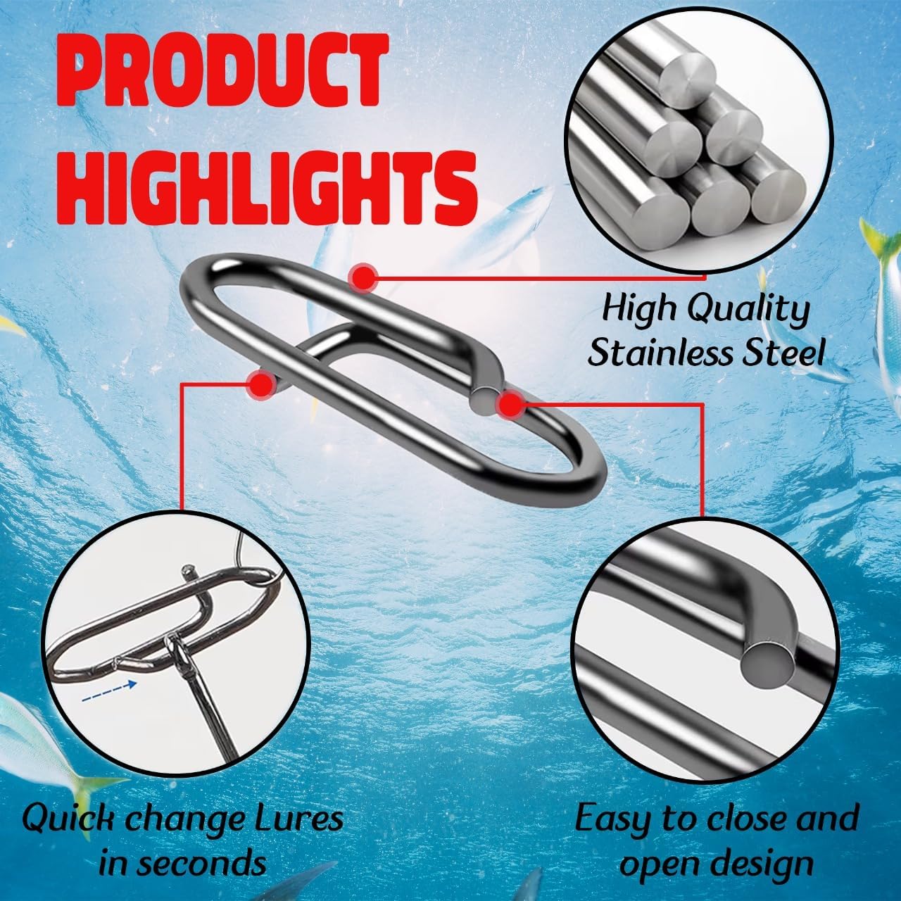 9KM Fishing Snap Kit 110pcs Po - Freshwater Line review and price