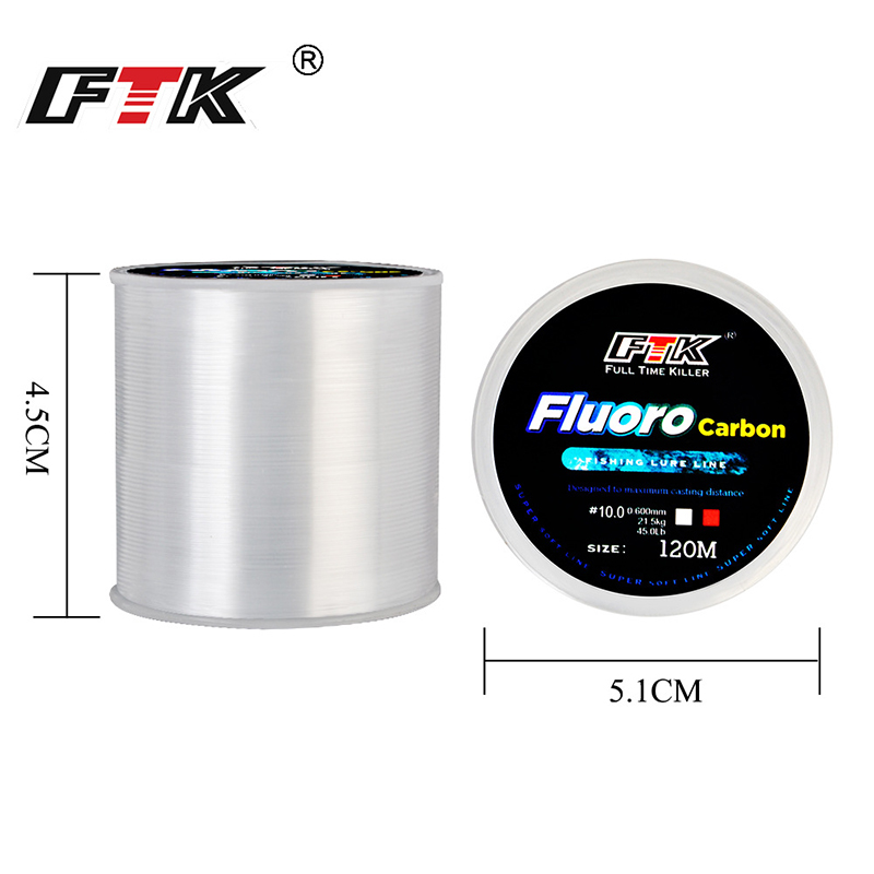 FTK 120m Fishing Line 0.2mm-0. - Fluorocarbon Line review and price