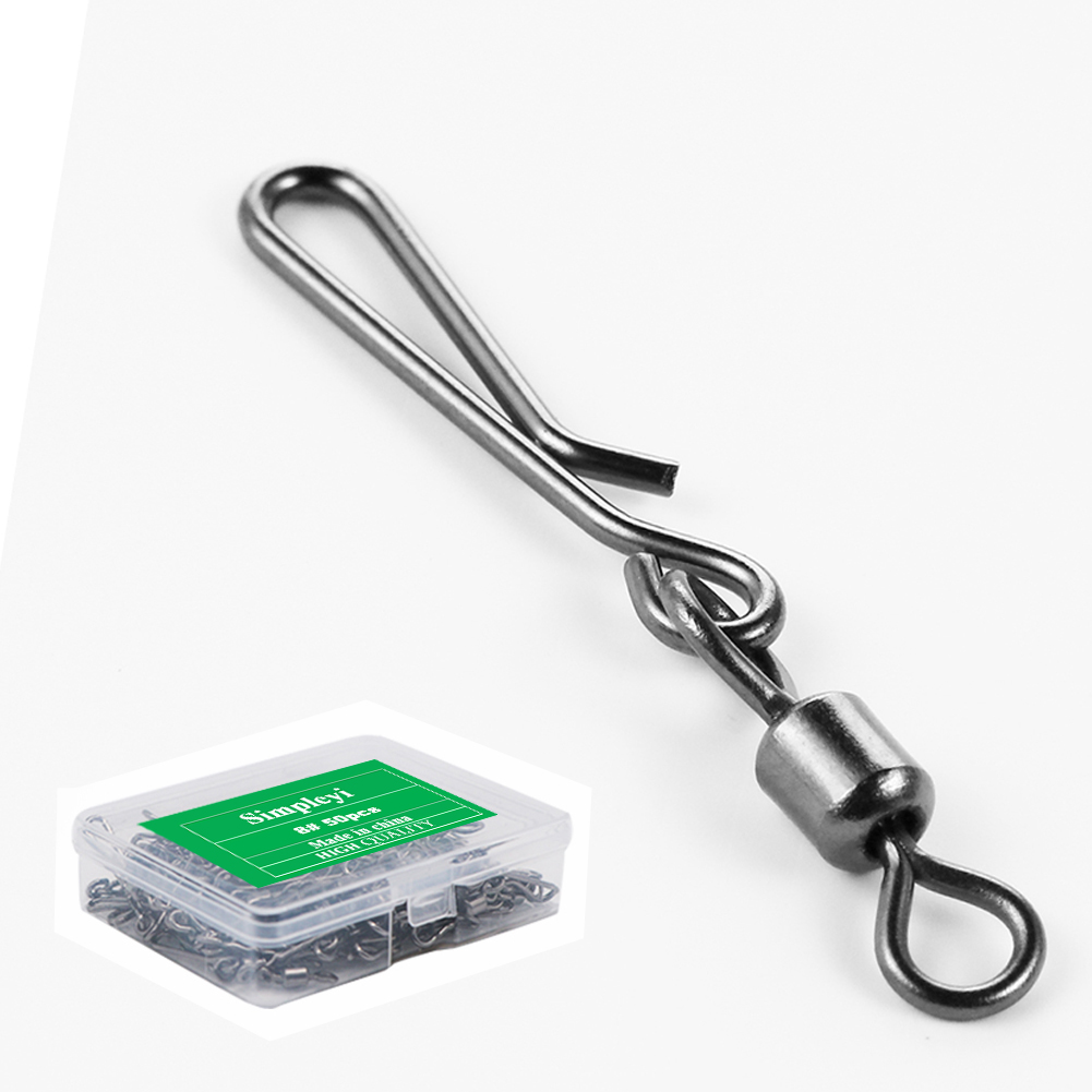 50pcs Box Rolling Swivel With  - Fishing Line Box review and price